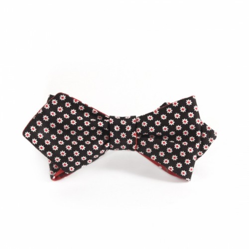 галстук-бабочка, 100% хлопок, «Adonis Black»